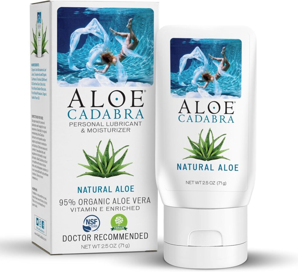 Aloe Cadabra Natural Water Based Lubricant and Vaginal Moisturizer