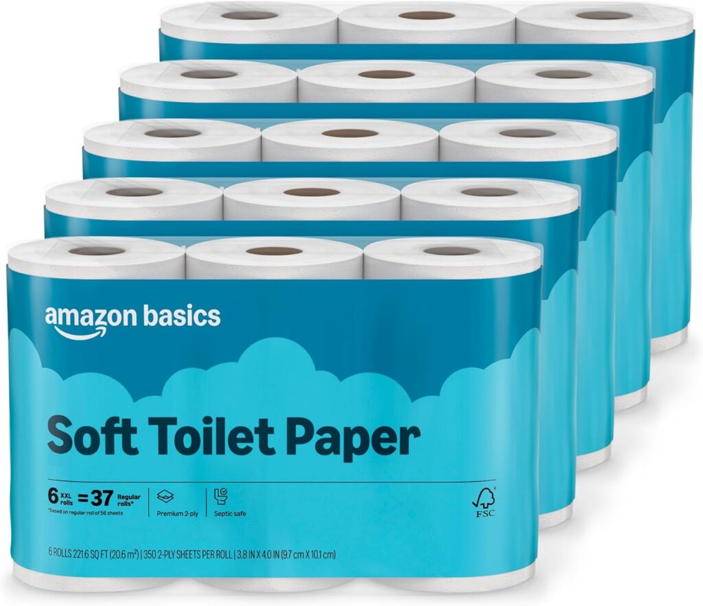 Amazon Basics 2-Ply Soft Toilet Paper