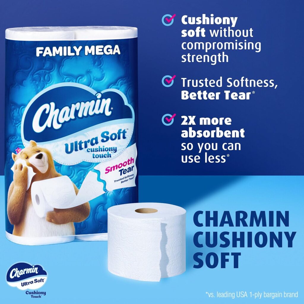 Charmin Ultra Soft Cushiony Touch Toilet Paper