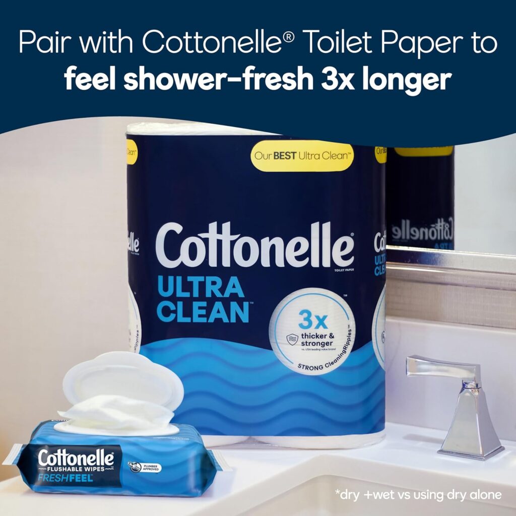 Cottonelle Fresh Feel Flushable Wet Wipes