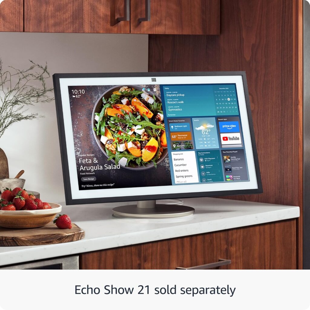 Echo Show21 with Amazon Premium Adjustable Stand