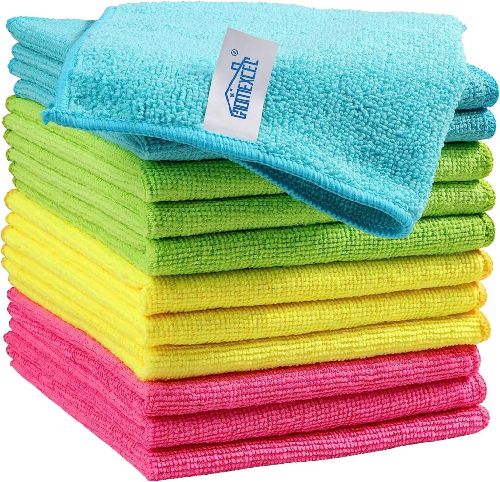 HOMEXCEL Microfiber Cleaning Cloth