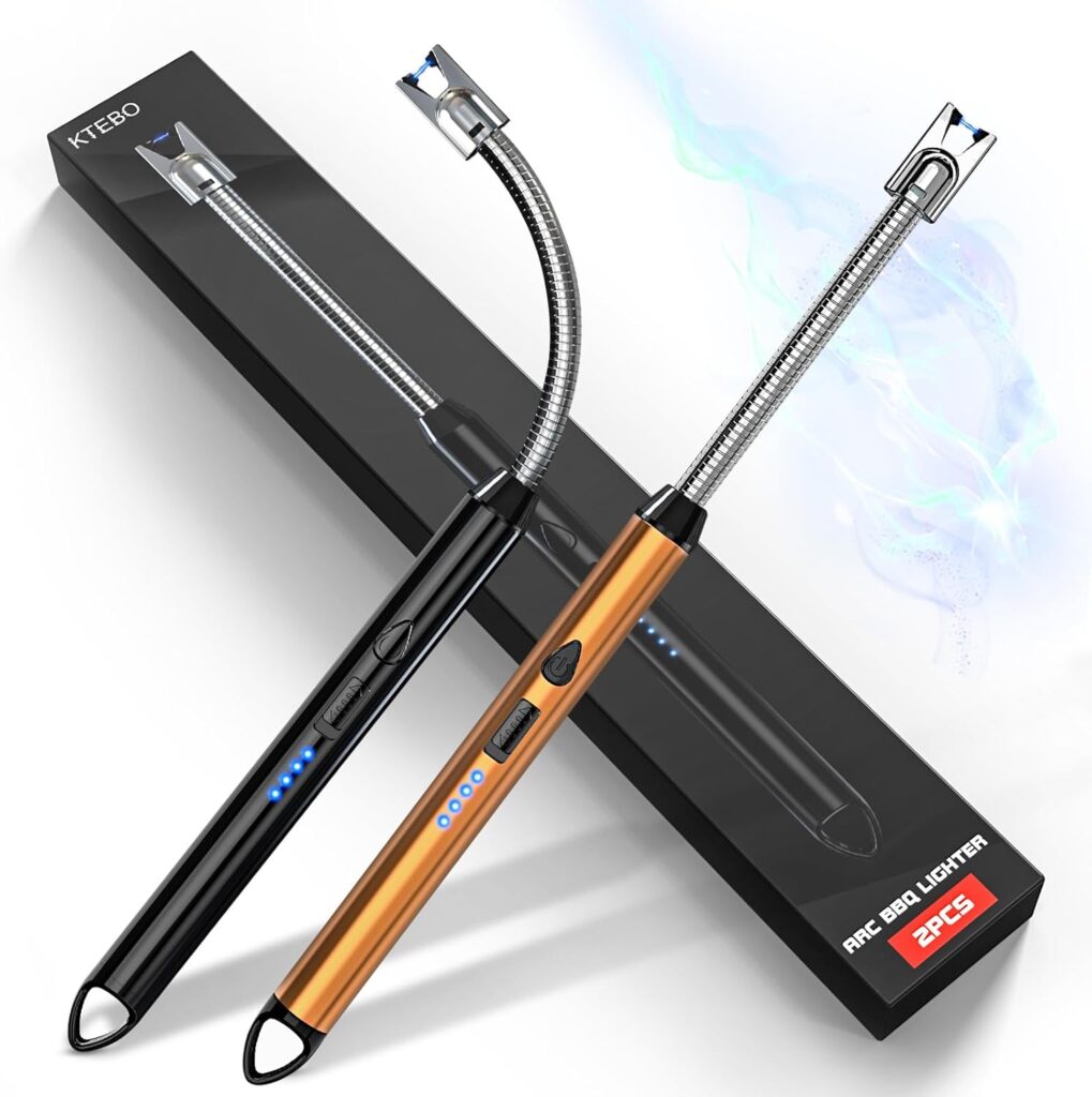 KTEBO®2 Pack Plasma Arc Electric Lighters