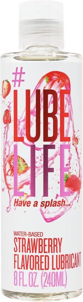 LubeLife Water-Based Strawberry Flavored Lubricant