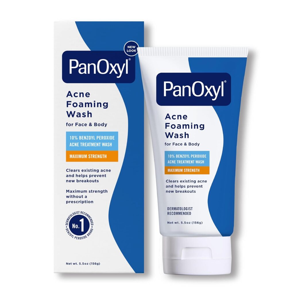 PanOxyl Acne Foaming Wash with Benzoyl Peroxide