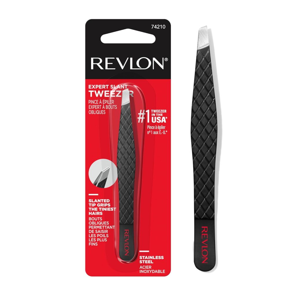 Revlon Expert Slant Tweezer, High Precision For an Easy Hair Removal