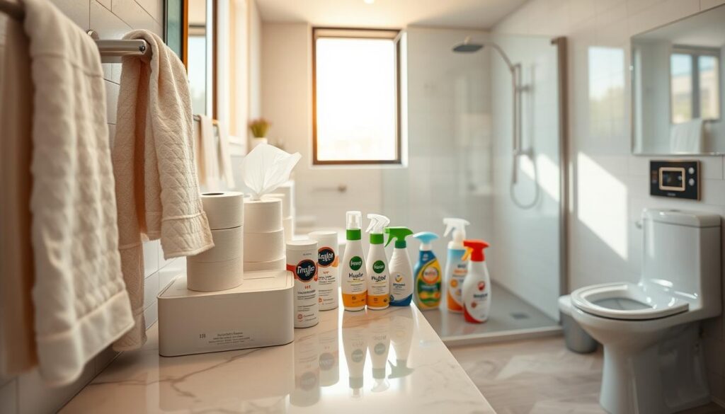 Tissues, Toilet Paper and Sprays